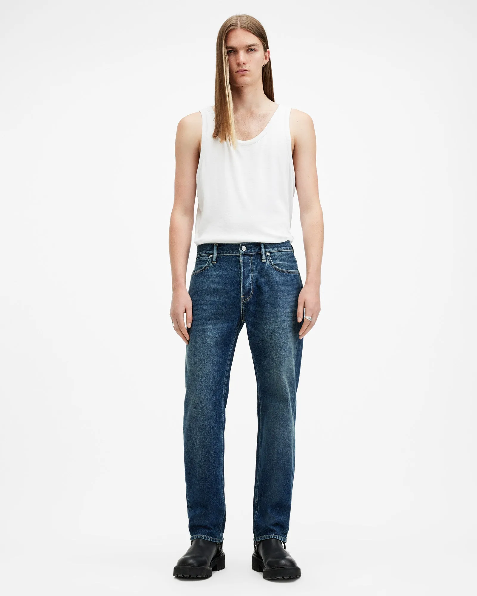 Reid Straight Fit Denim Jeans