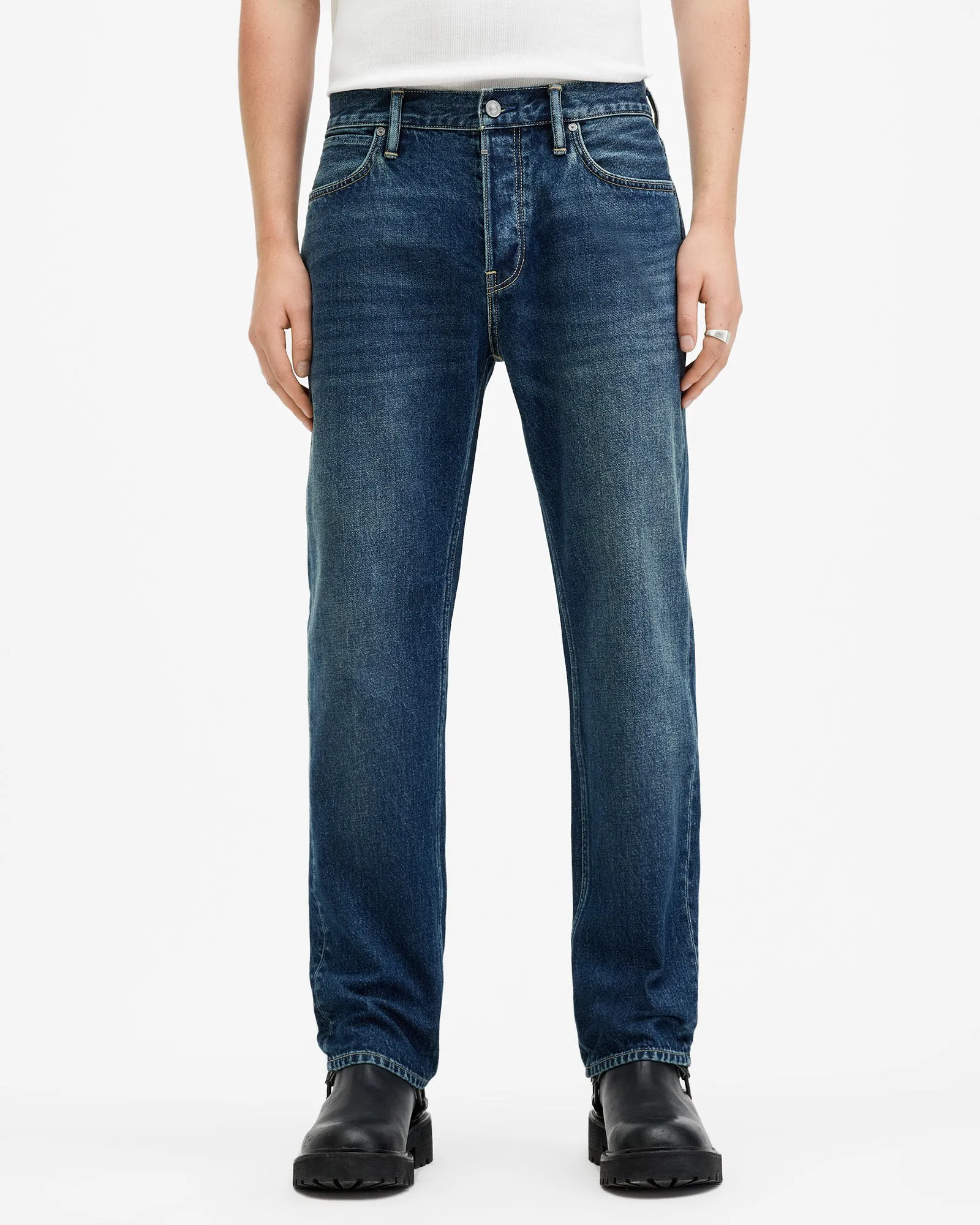 Reid Straight Fit Denim Jeans