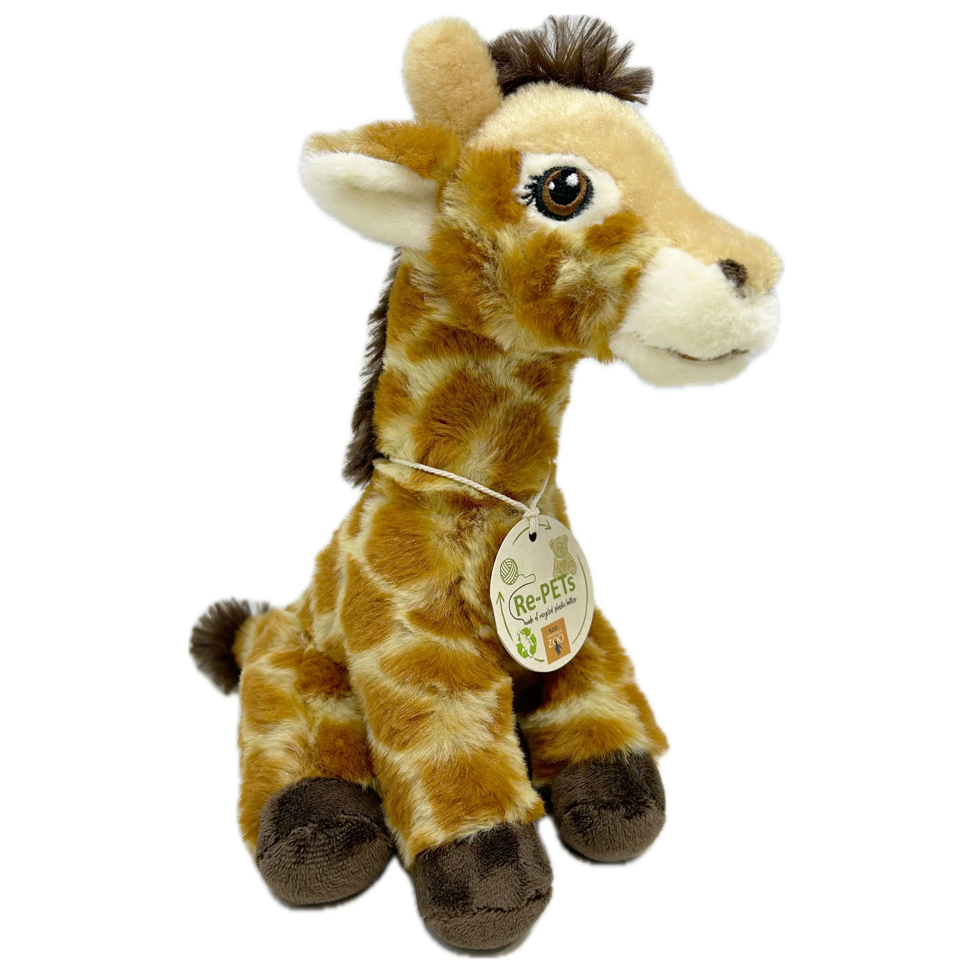 RePETs Giraffe Medium Soft Toy - 19cm Edinburgh Zoo