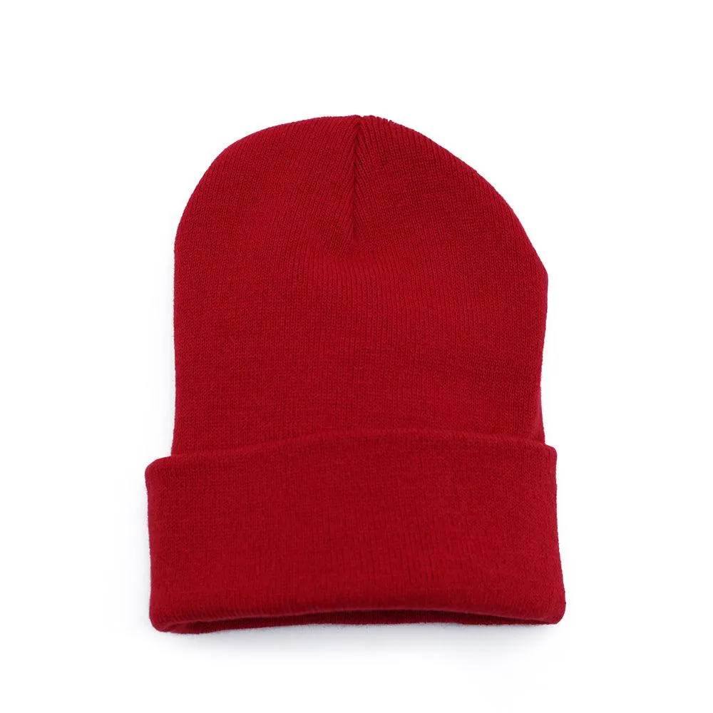 Represent Ltd.™ Woven Label Cuff Beanie [RED]