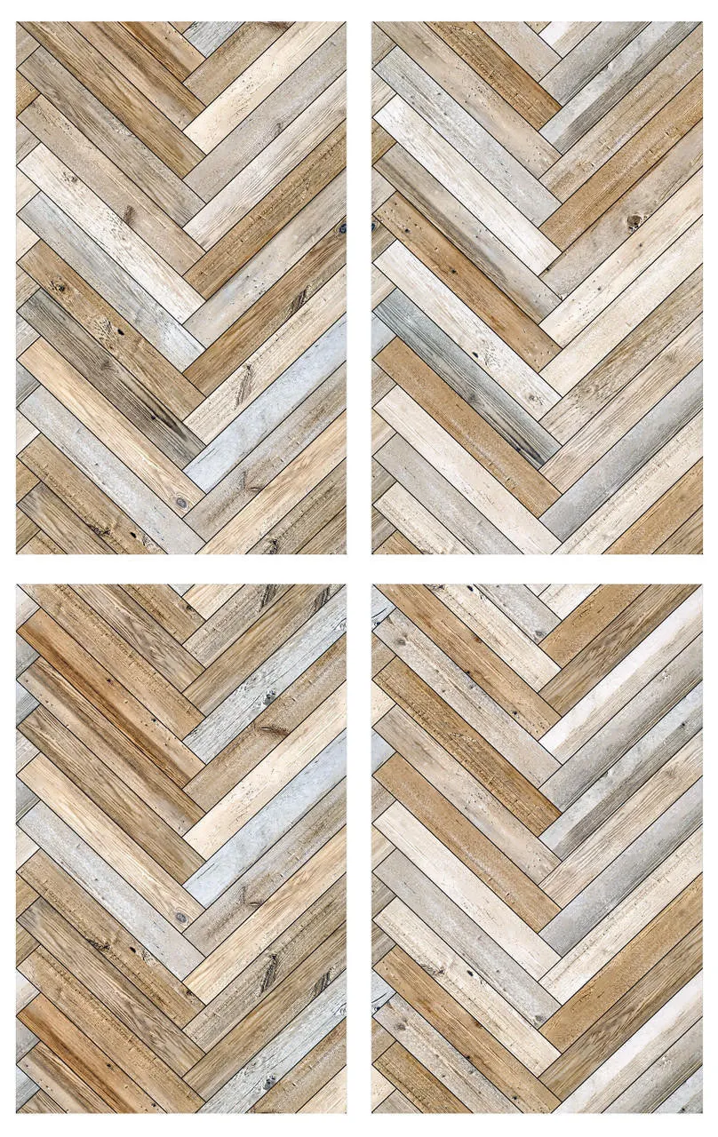 Rustic Herringbone Transfer - Dixie Belle Paint Company