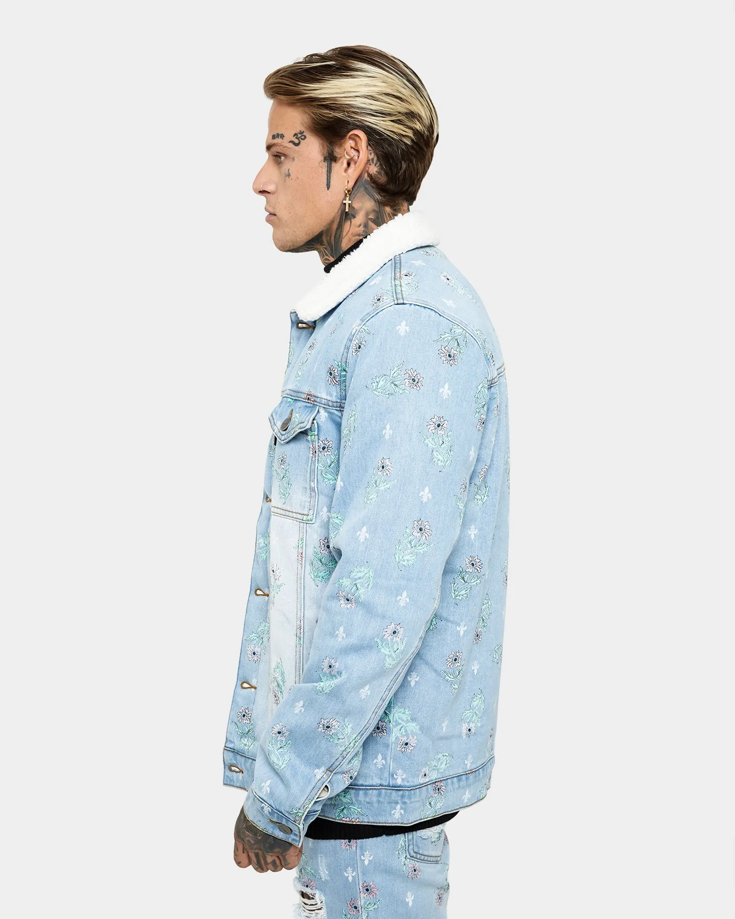 Saint Morta Lover Denim Jacket Superwash Blue