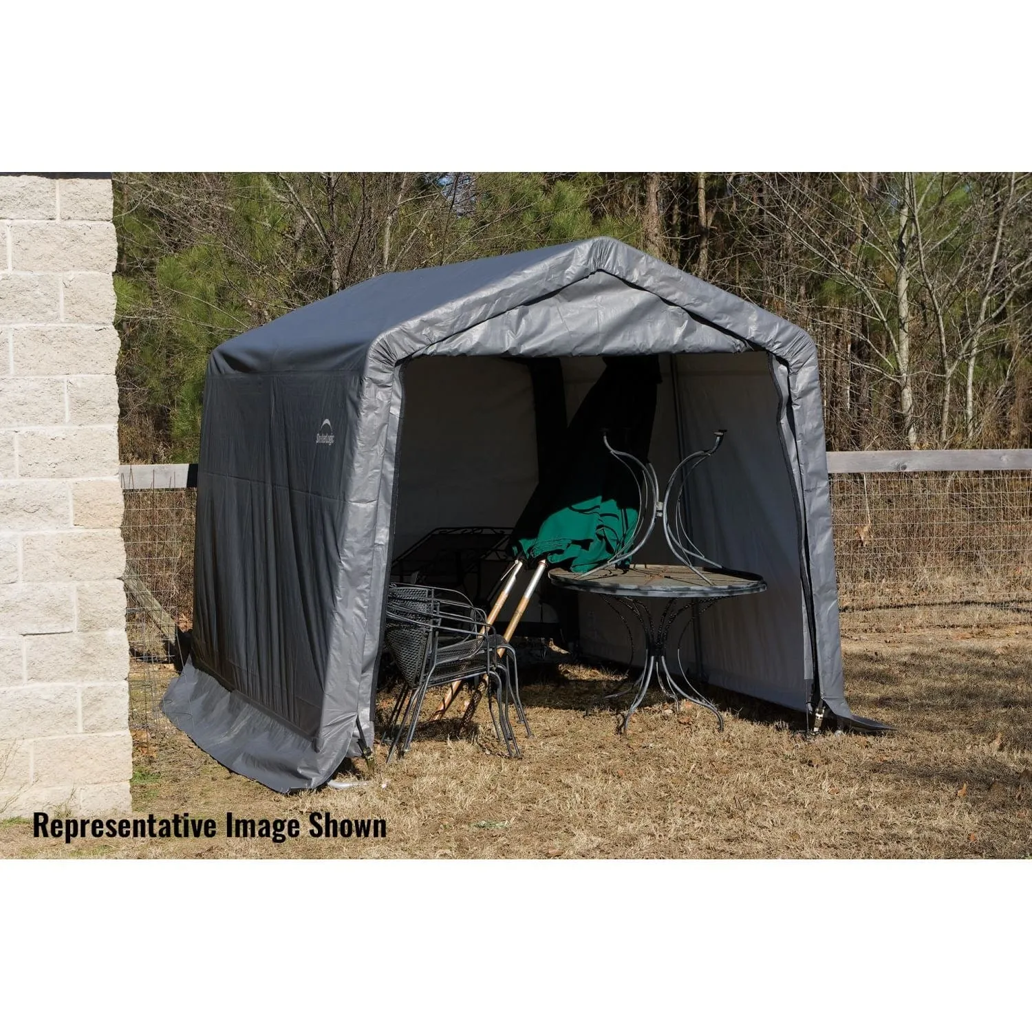 ShelterLogic | ShelterCoat 11 x 16 ft. Garage Peak Gray STD