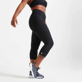 Short fitness leggings with phone pocket