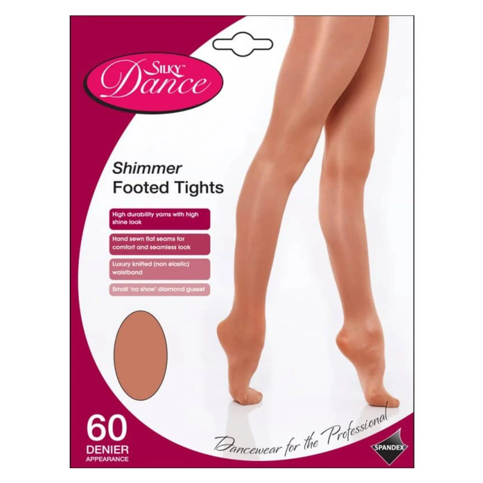 'SILKY' BRAND SHIMMER TIGHTS WITH FEET