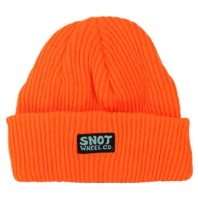 Snot Wheel Co Beanie - Safety Orange