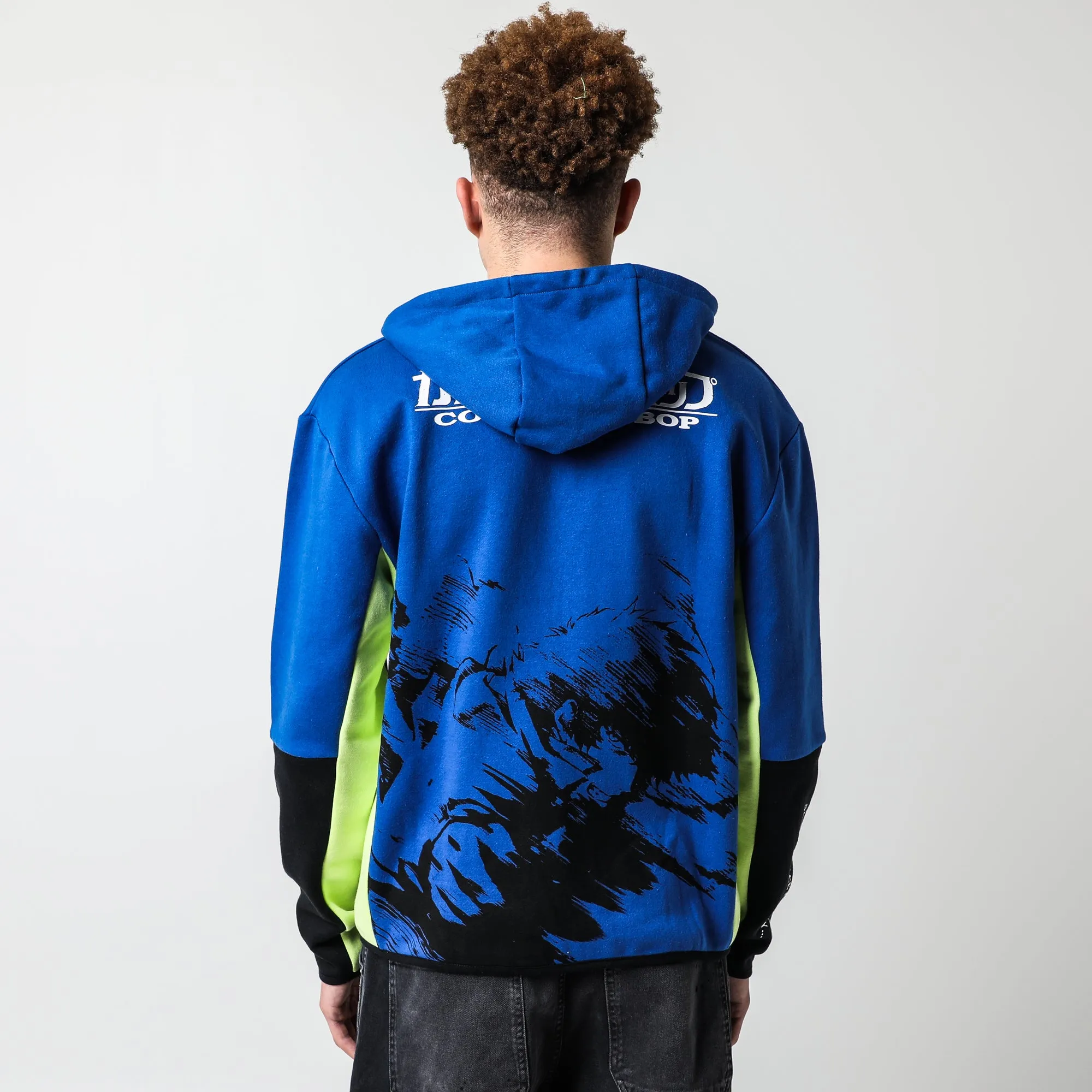 Spike Spiegel Contrast Zip Hoodie