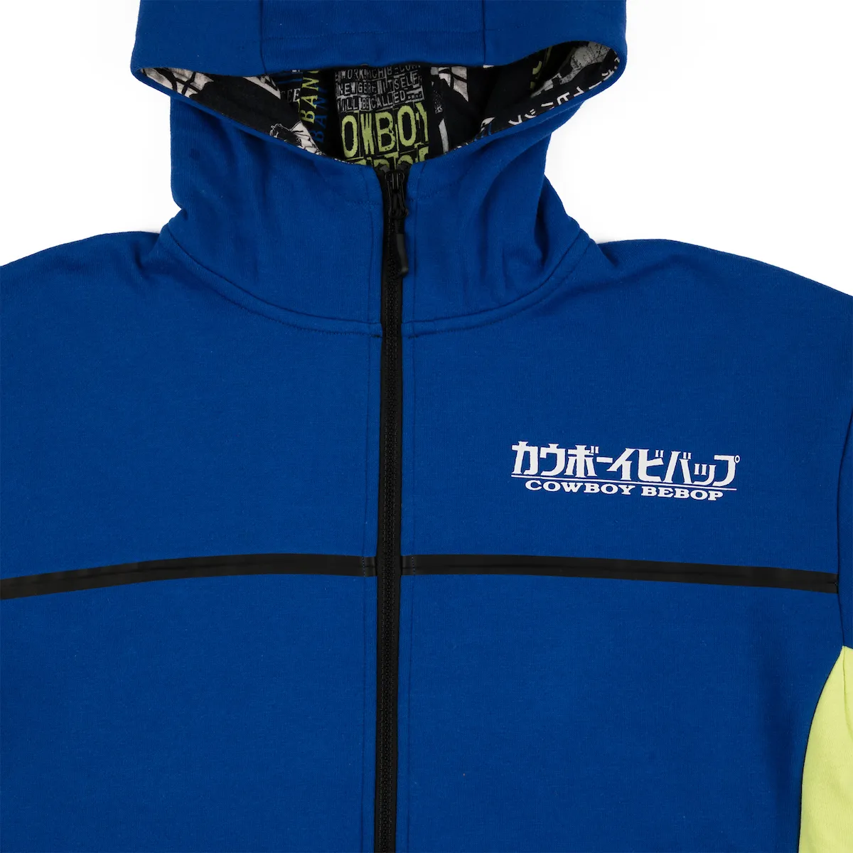 Spike Spiegel Contrast Zip Hoodie