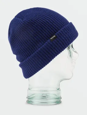 Sweep Lined Beanie - Dark Blue