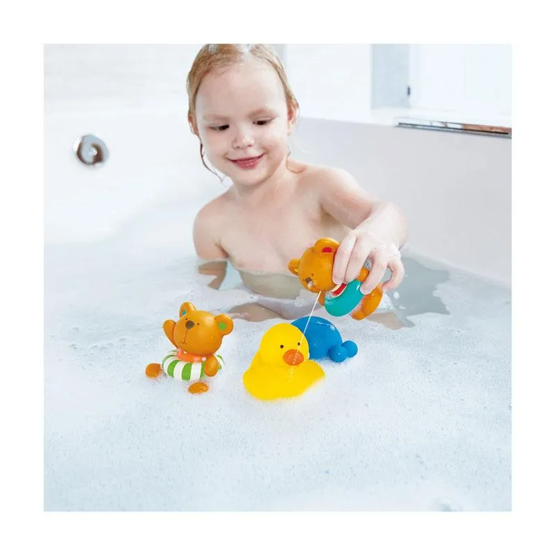 Swimmer Teddy Wind-Up Bath Toy