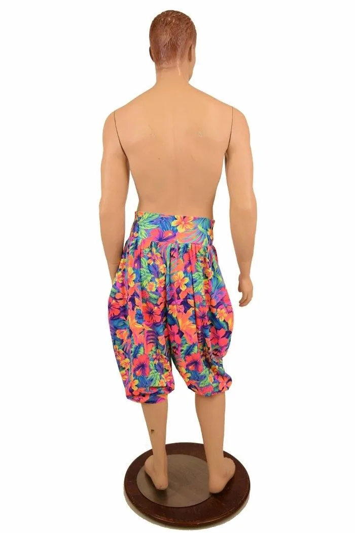 Tahitian Floral "Michael" Pants with Pockets