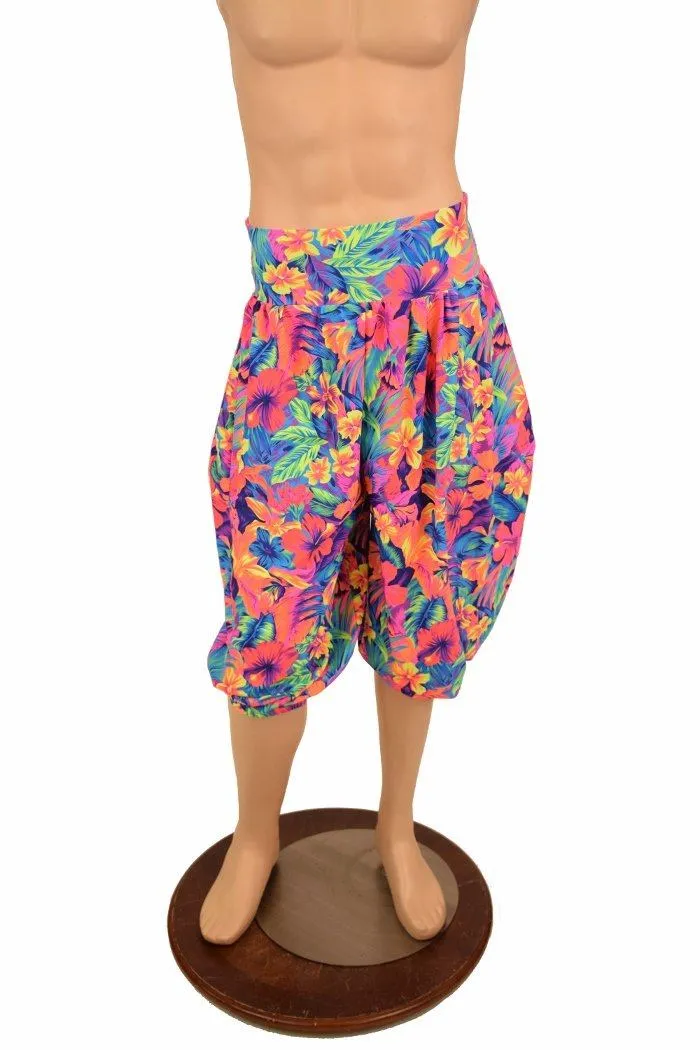 Tahitian Floral "Michael" Pants with Pockets