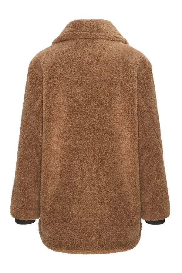 TAN TEDDY COAT