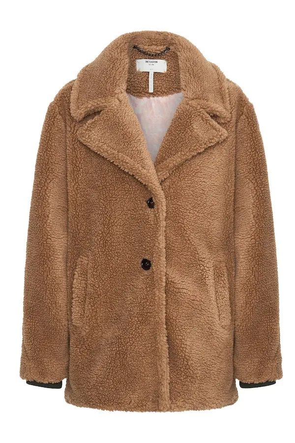 TAN TEDDY COAT