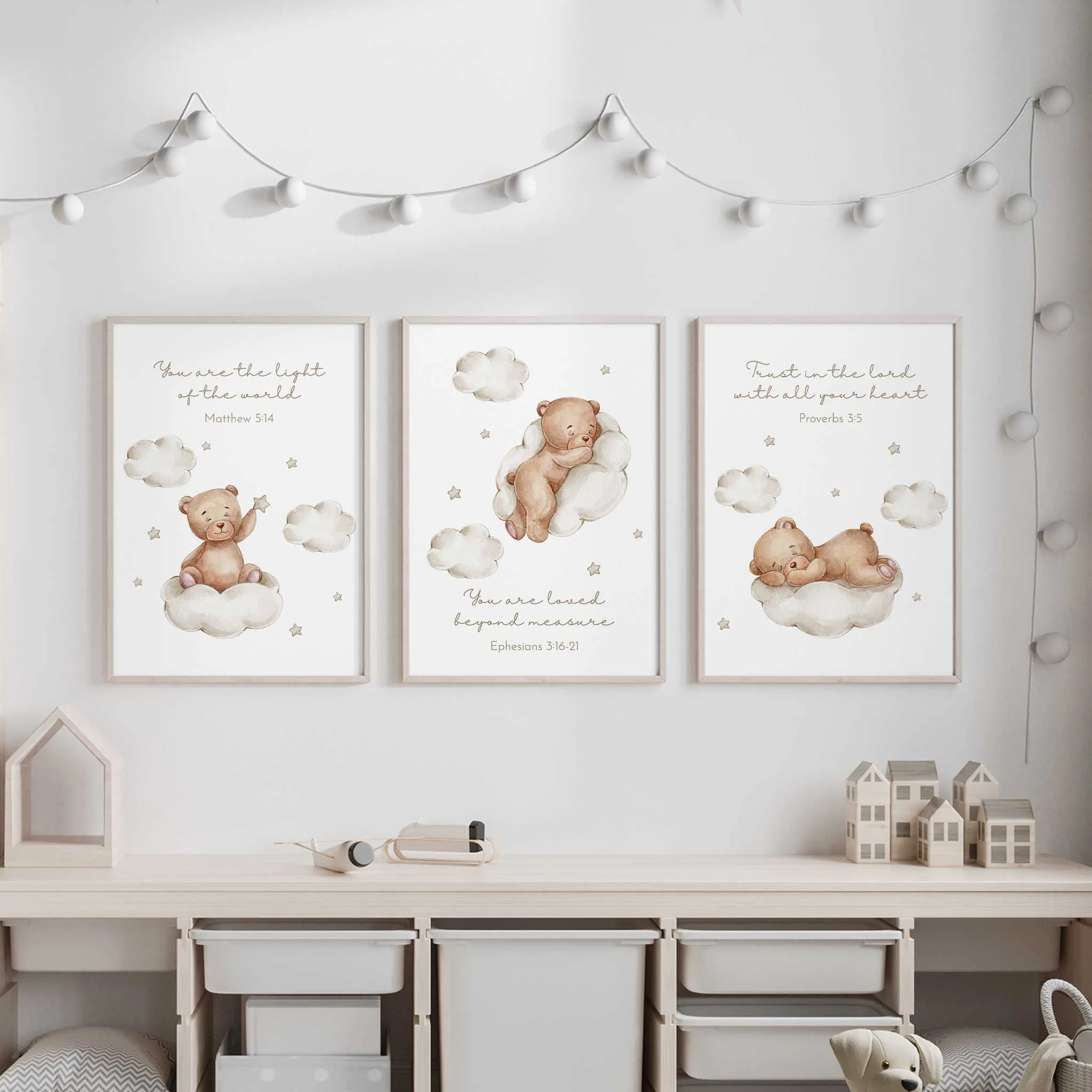 Teddy Bear Decor for Christian Nursery