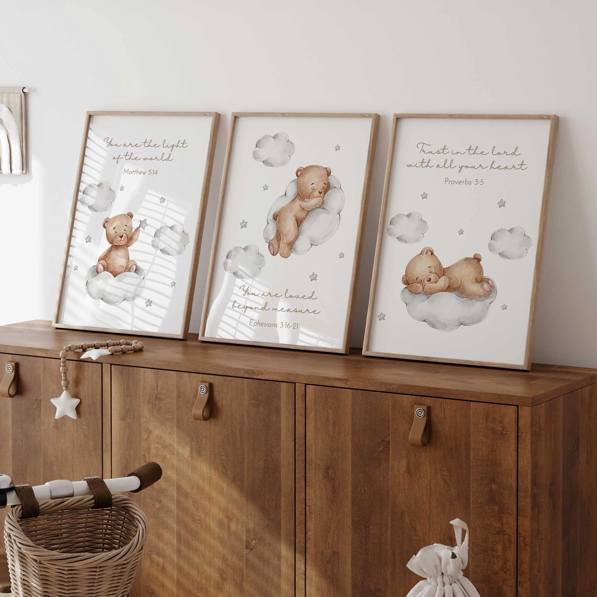 Teddy Bear Decor for Christian Nursery