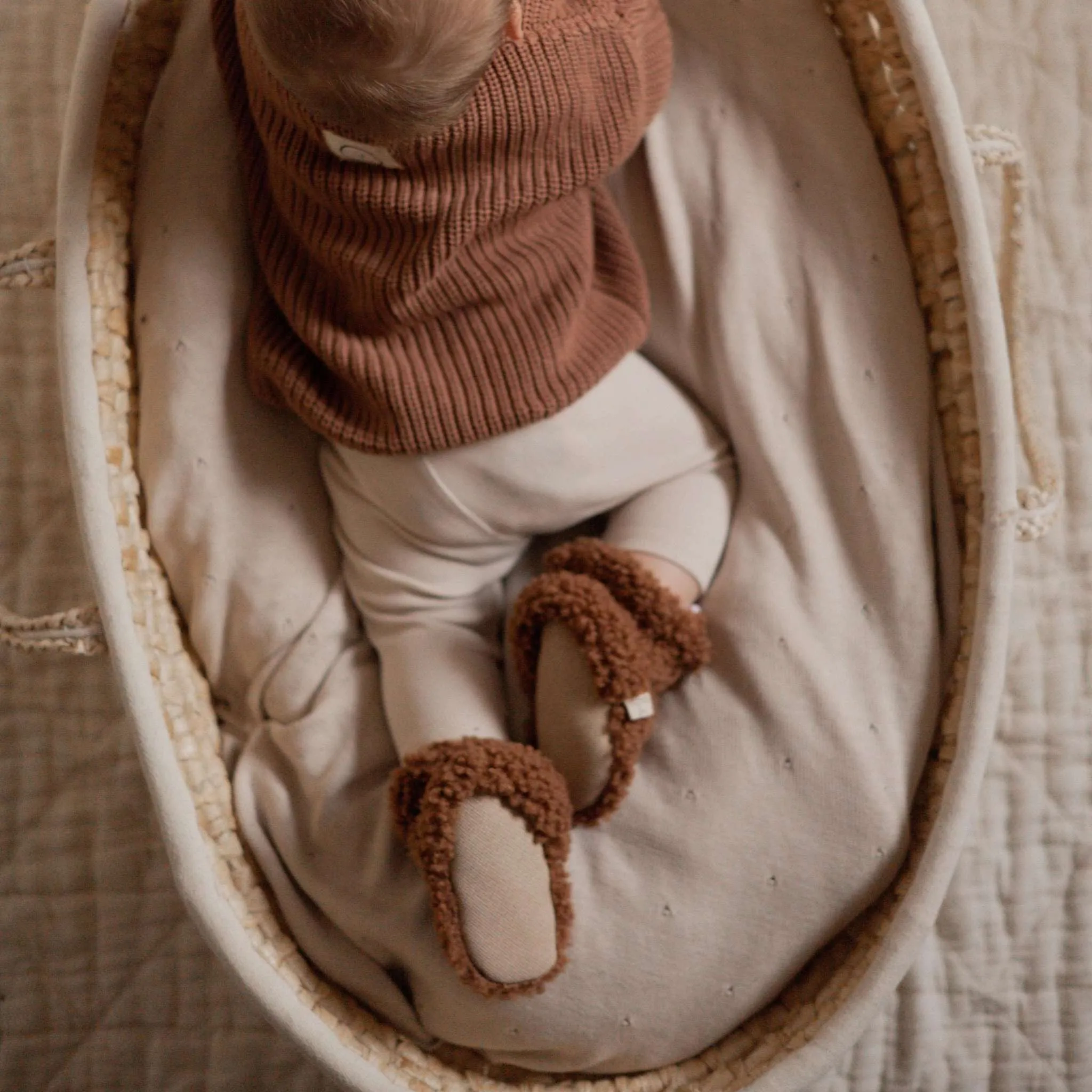 Teddy Booties - Chocolate