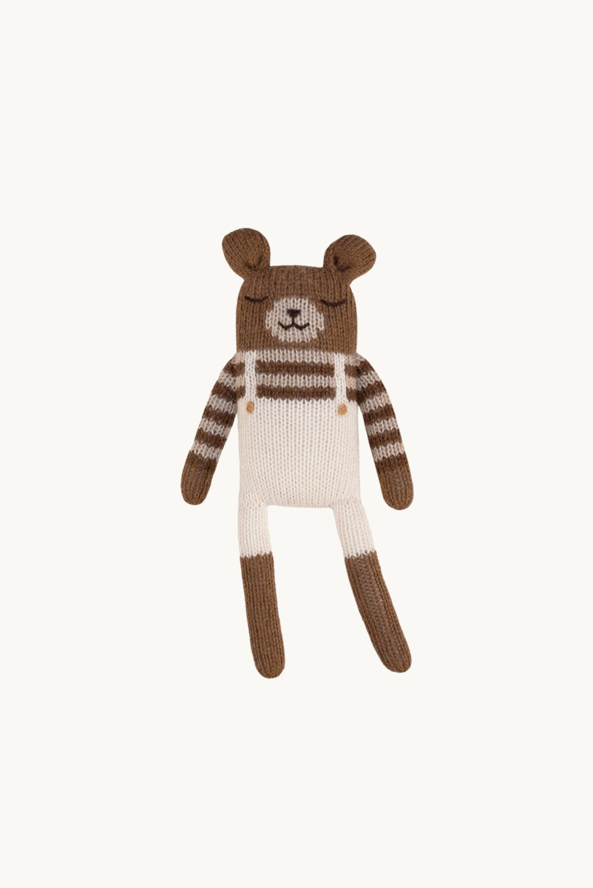 Teddy knit toy | nut overalls