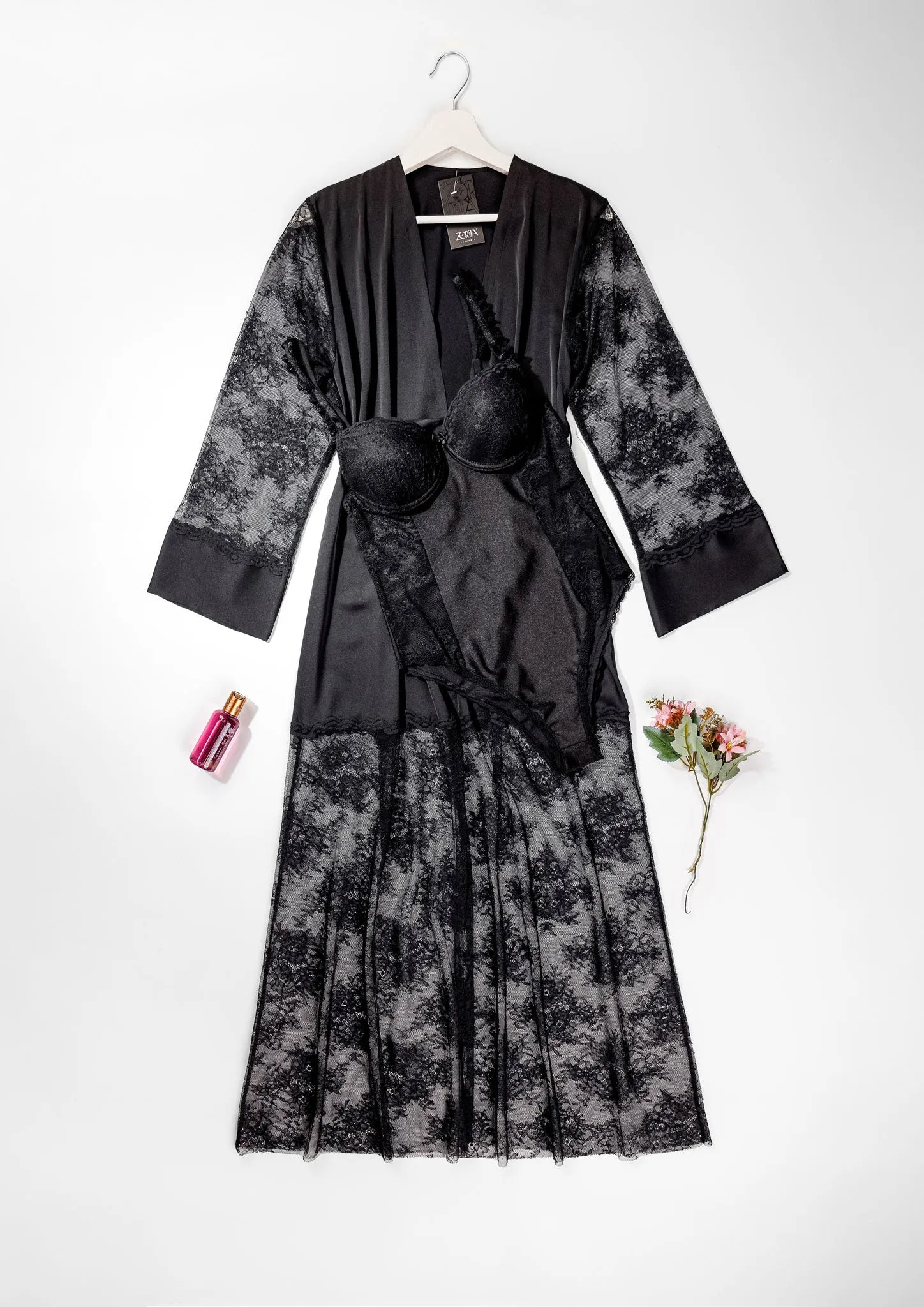 Teddy Long Robe Set 6125