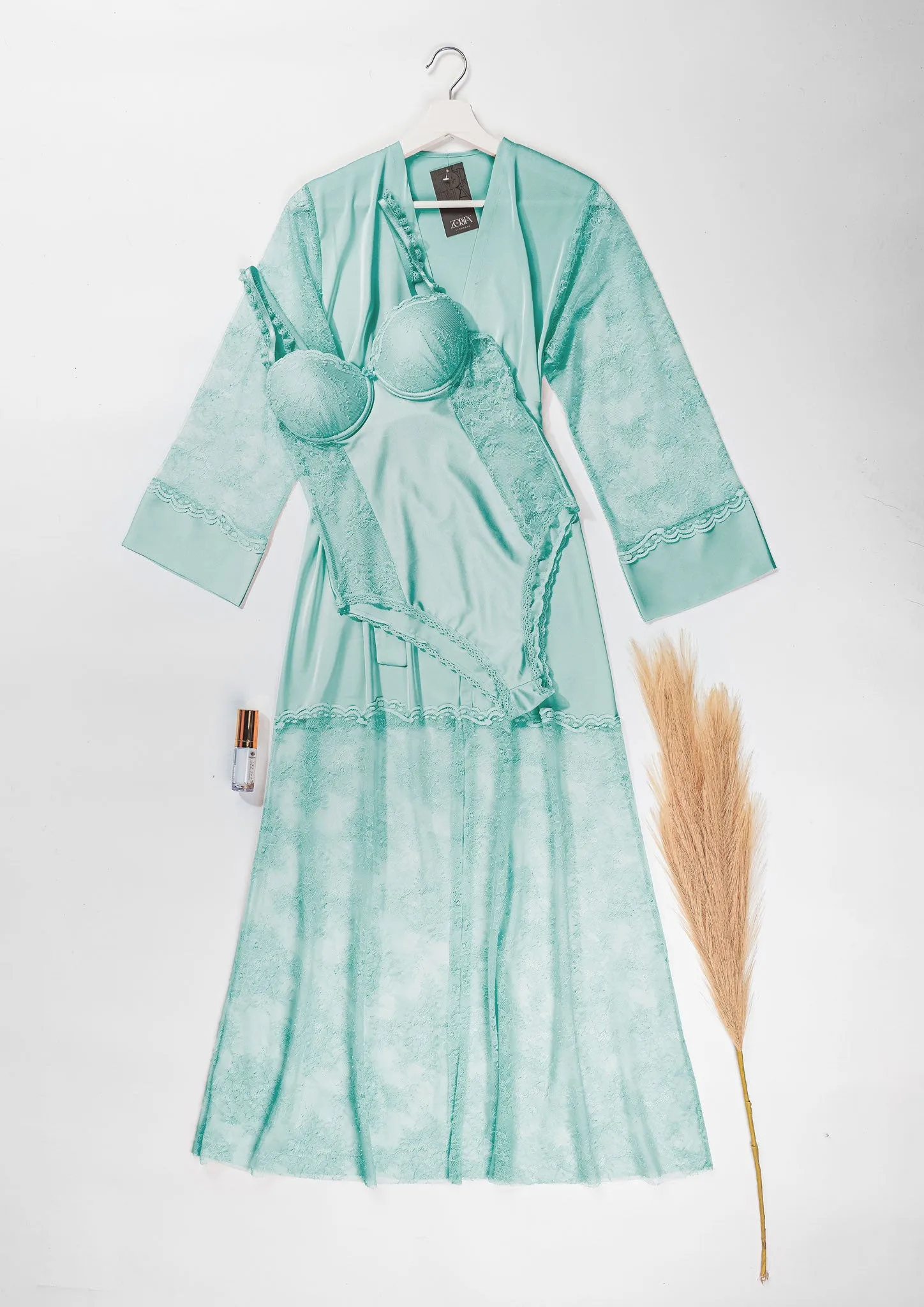 Teddy Long Robe Set 6125