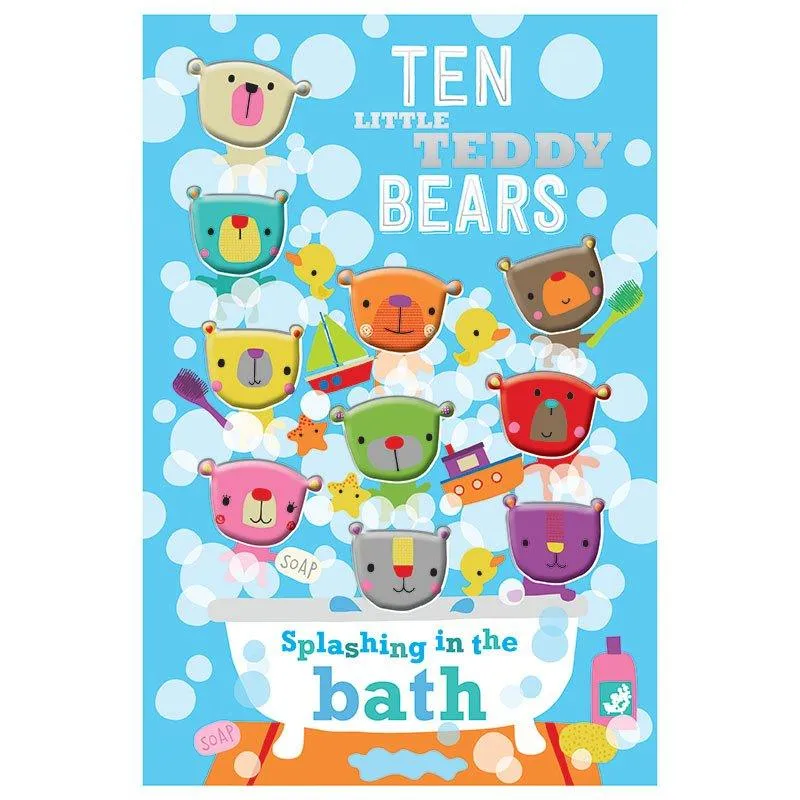 Ten Little Teddy Bears Splashing in the Bath - Counting Book