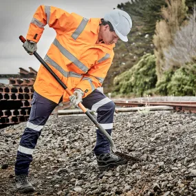 The Hi Vis Vic Rail Waterproof Jacket | Adults