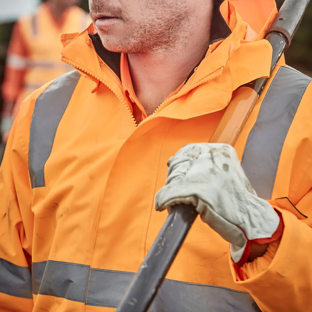 The Hi Vis Vic Rail Waterproof Jacket | Adults