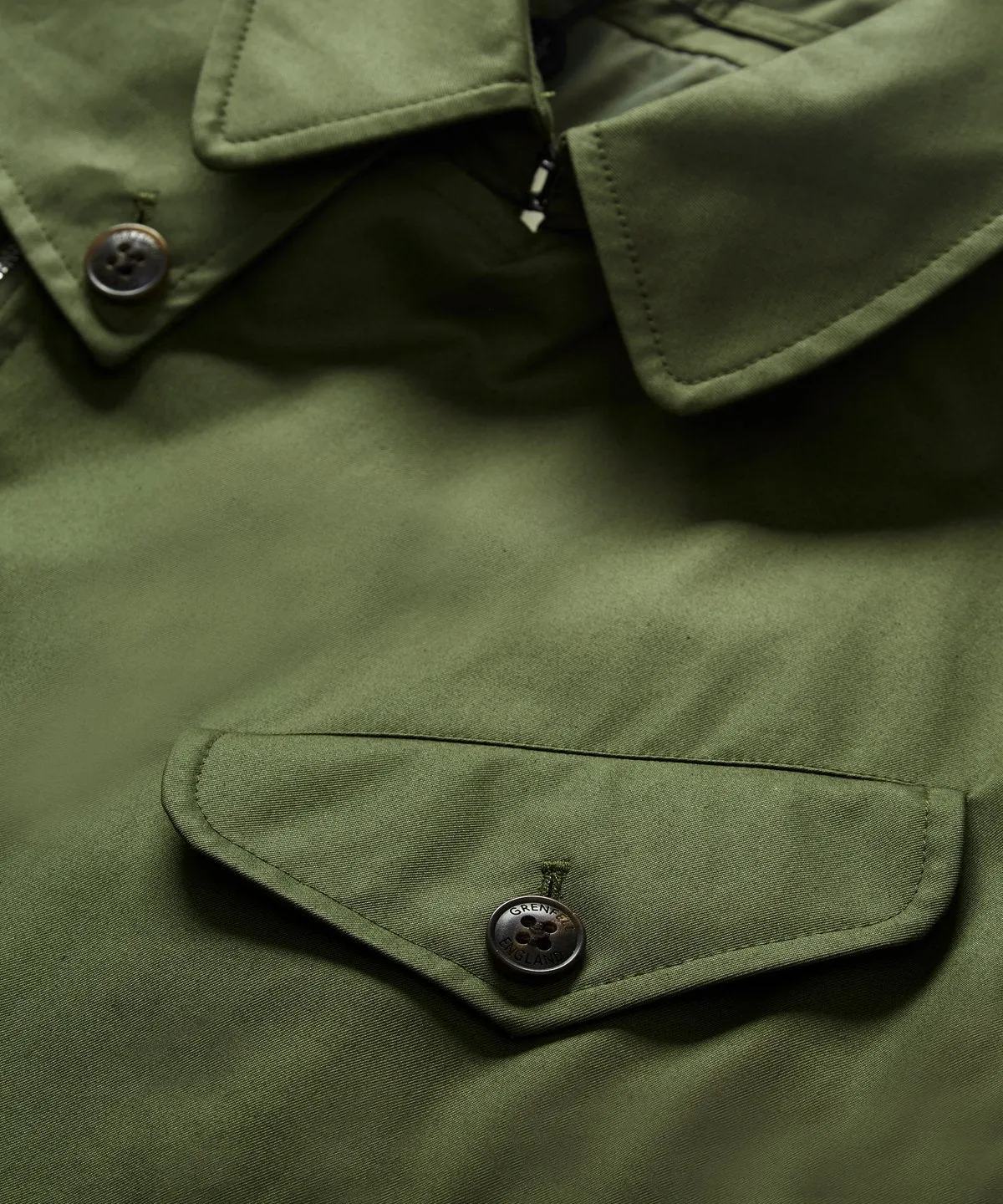 The Redding Jacket in Grenfell Cloth Green