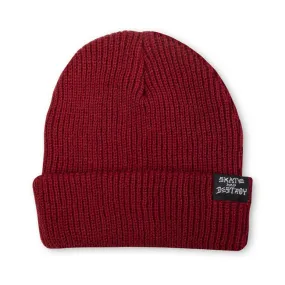 Thrasher Skategoat / Skate and Destroy Beanie by Elm (Maroon)