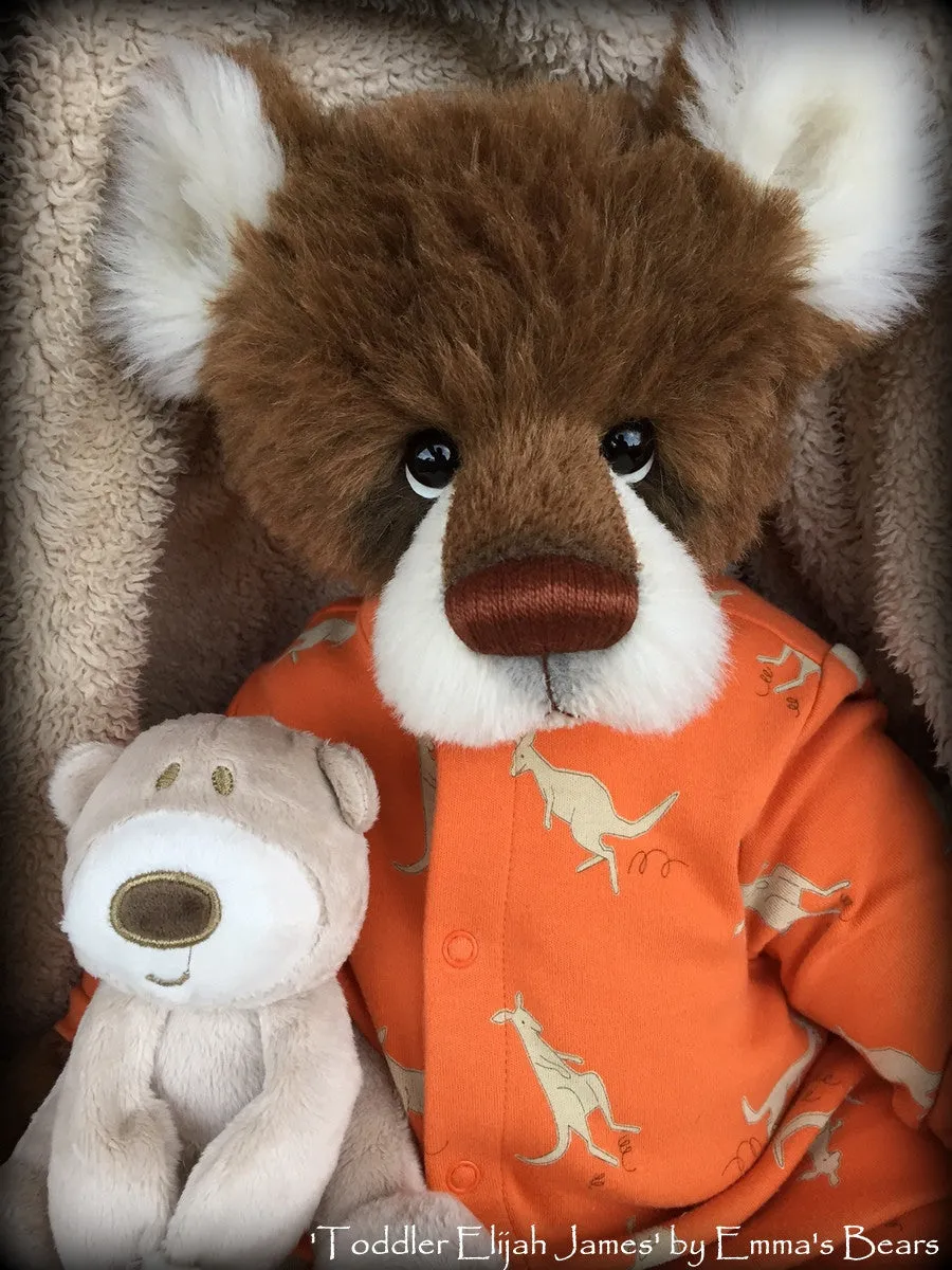 Toddler Elijah James - 22in ALPACA Artist toddler style Bear by Emmas Bears - OOAK