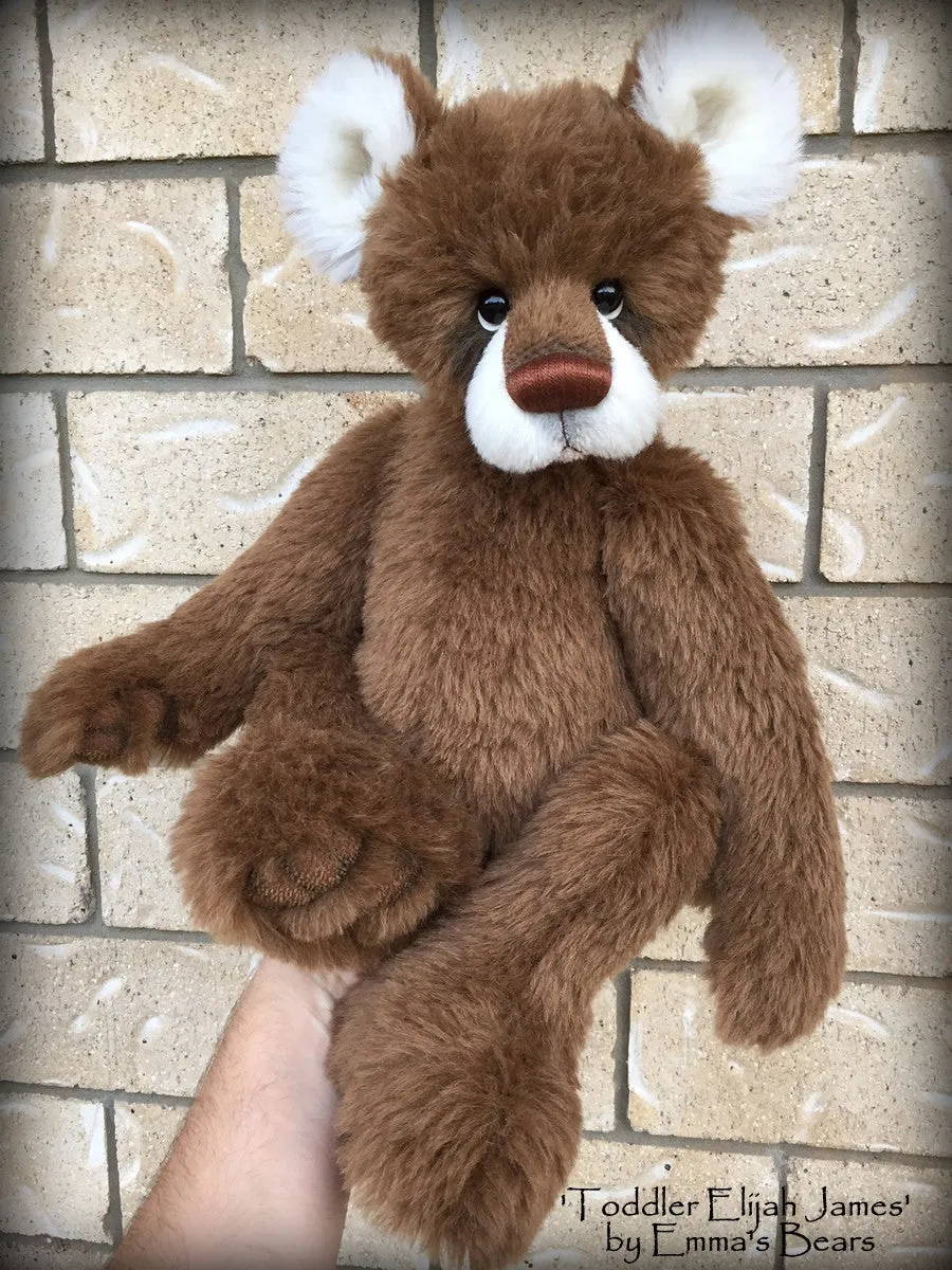 Toddler Elijah James - 22in ALPACA Artist toddler style Bear by Emmas Bears - OOAK