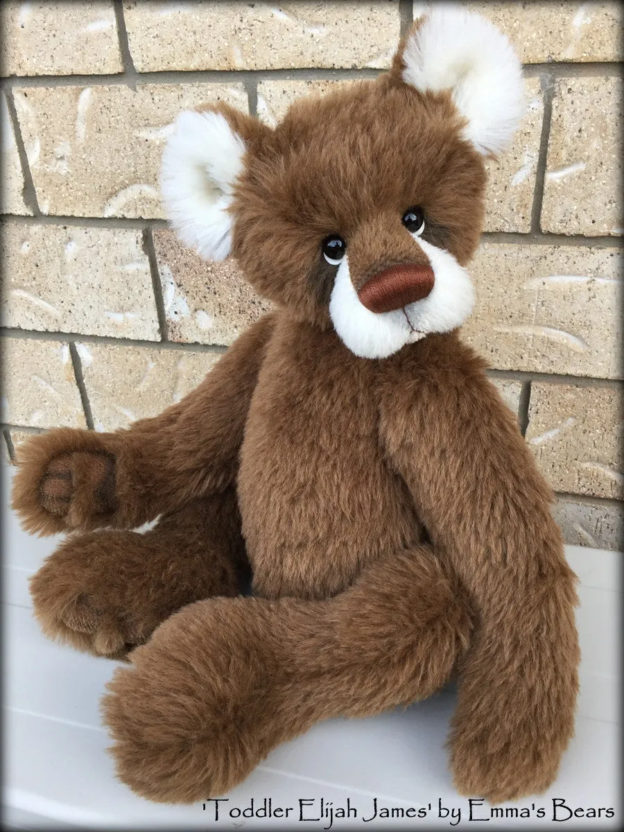 Toddler Elijah James - 22in ALPACA Artist toddler style Bear by Emmas Bears - OOAK