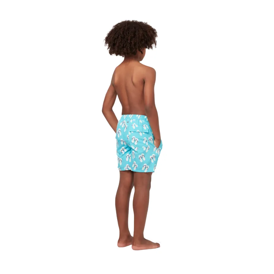 Tom & Teddy Flip Flop Boys Swim Shorts FFSCB-J - Scuba Blue