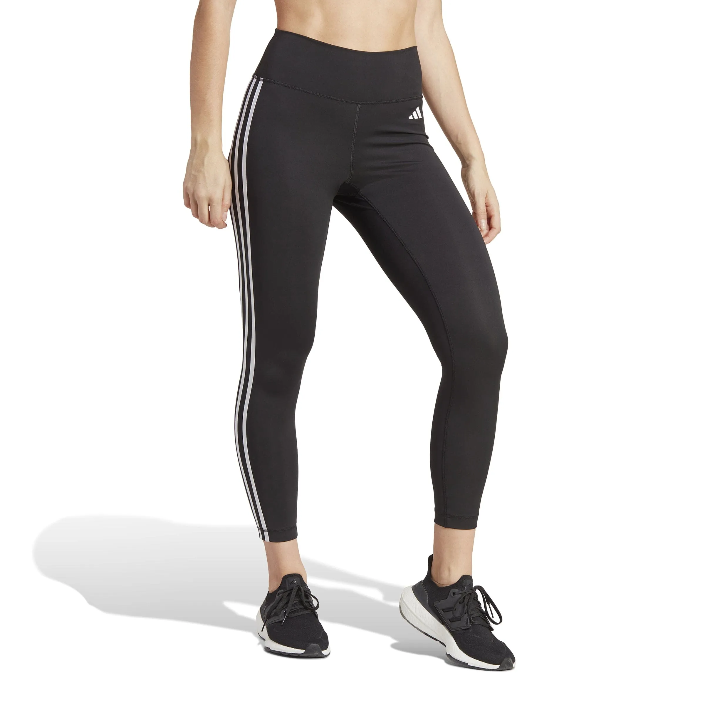 TRAIN ESSENTIALS 3-STRIPES HIGH-WAISTED 7/8 LEGGINGS