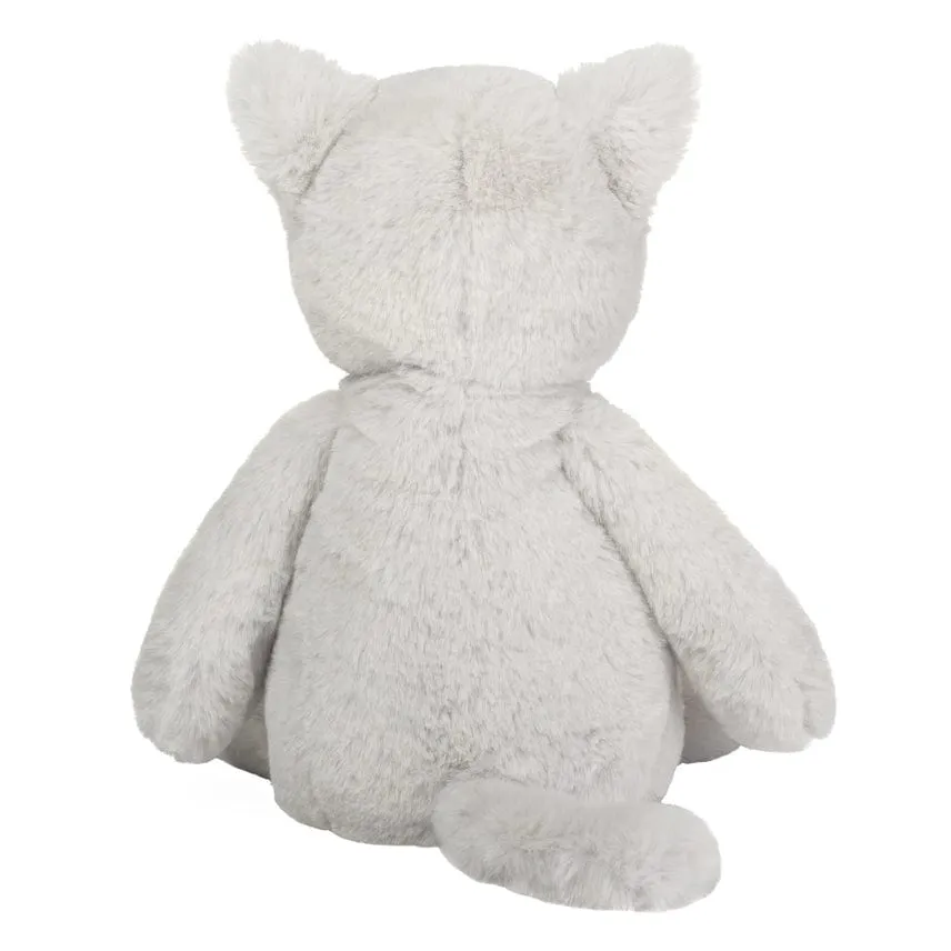 Trixie Gray and White Plush Kitty Cat Eco-friendly Teddy Hermann