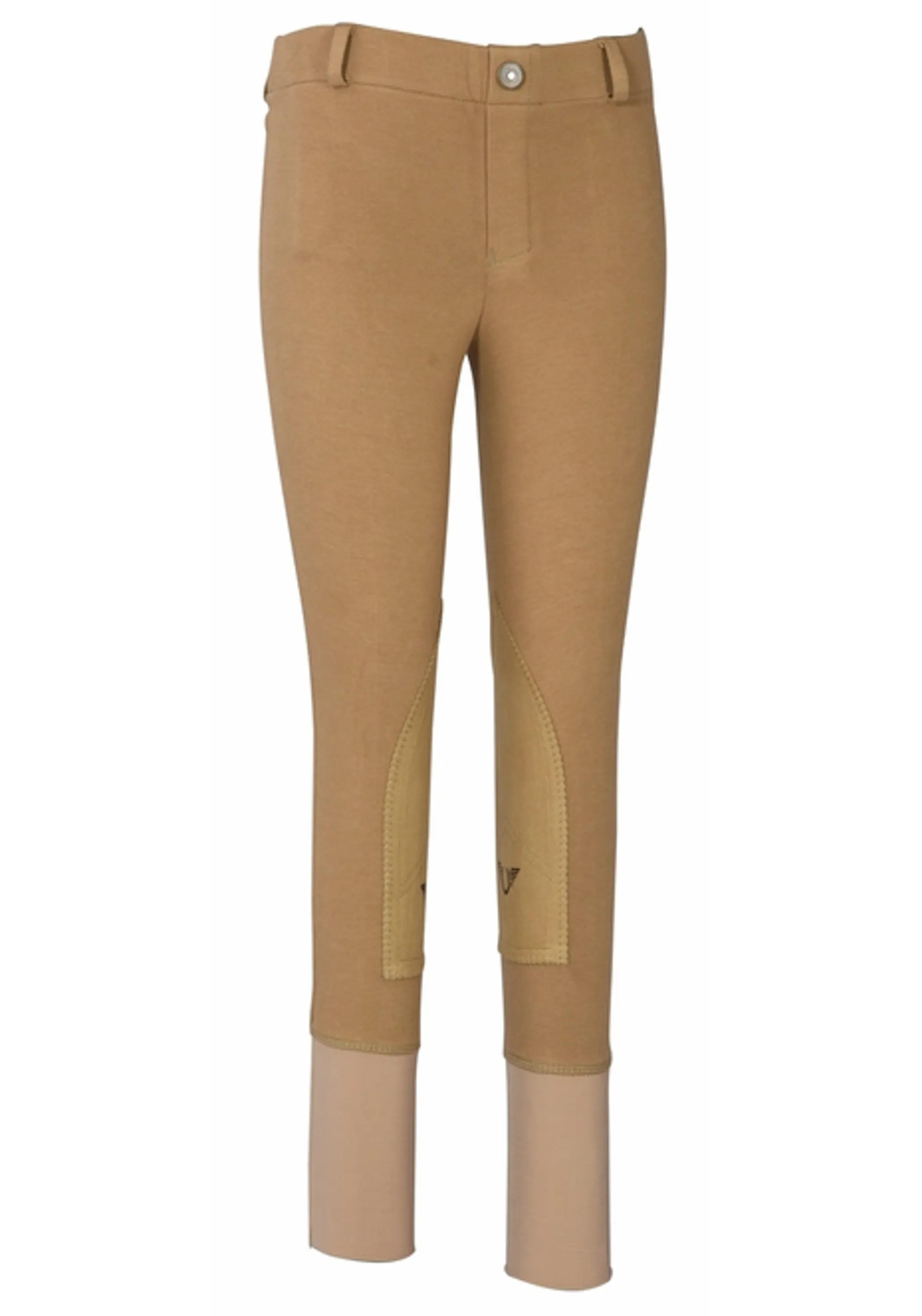 TuffRider Children's Starter Lowrise Pull-On Knee Patch Breeches