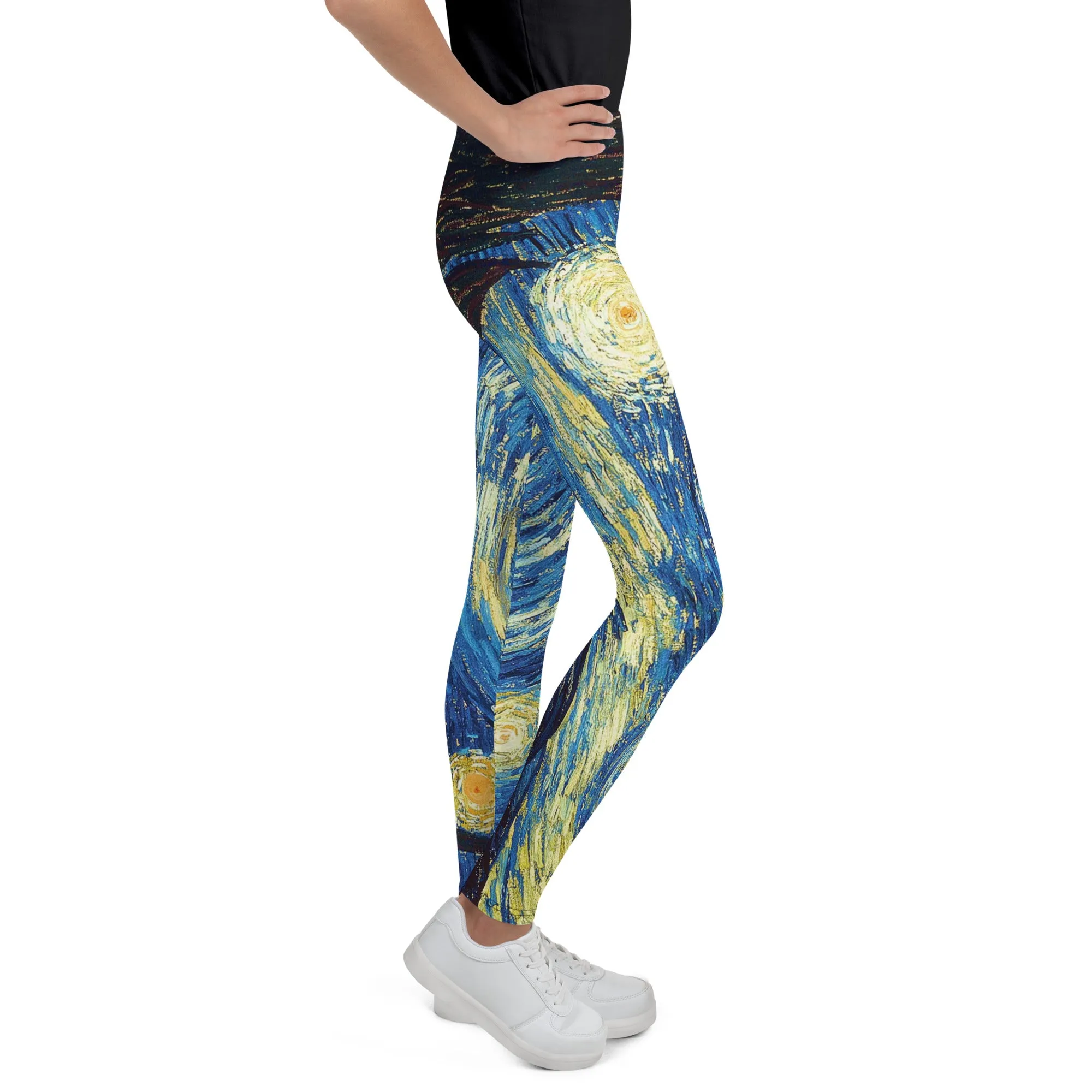 Van Gogh Inspired Starry Night Teen Leggings