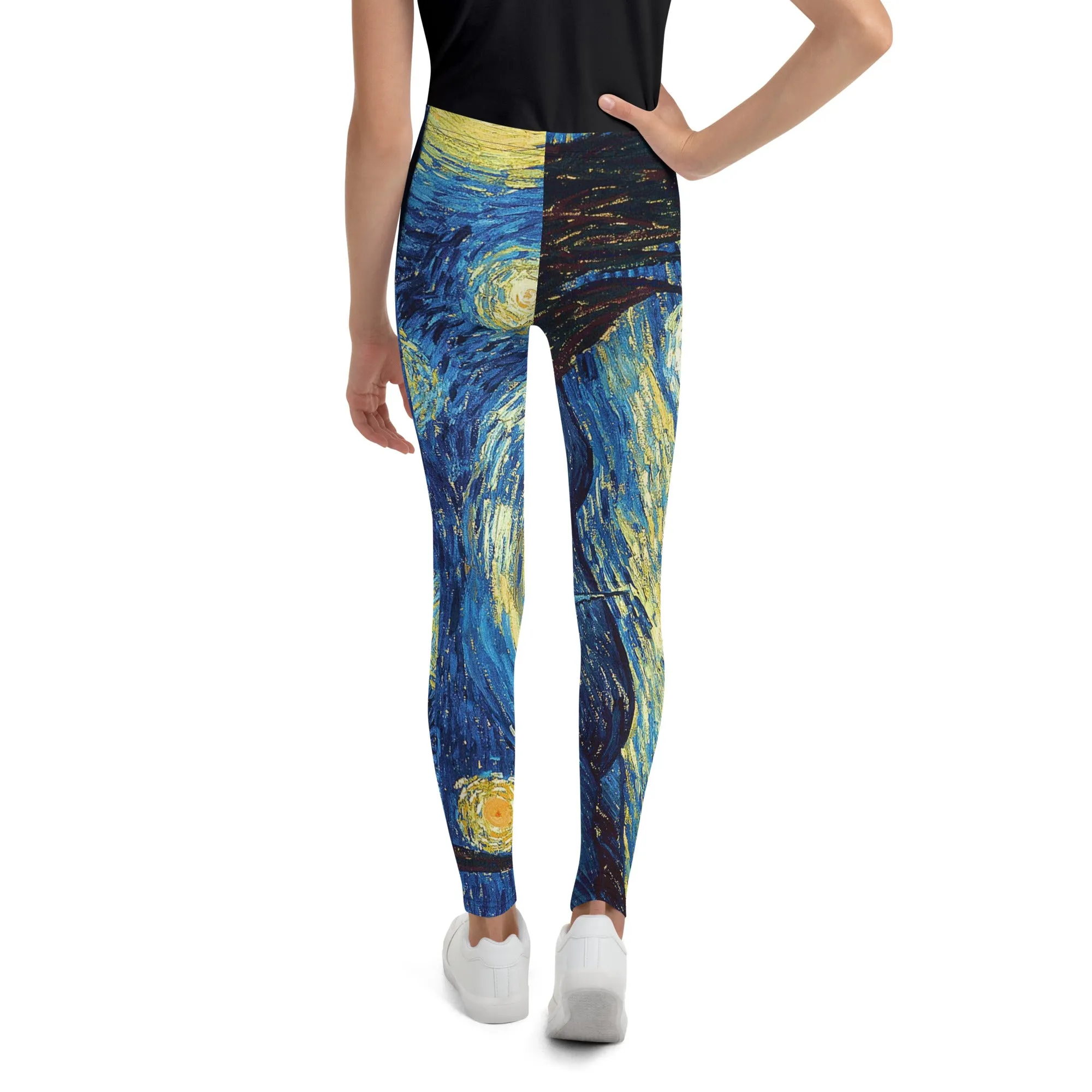 Van Gogh Inspired Starry Night Teen Leggings