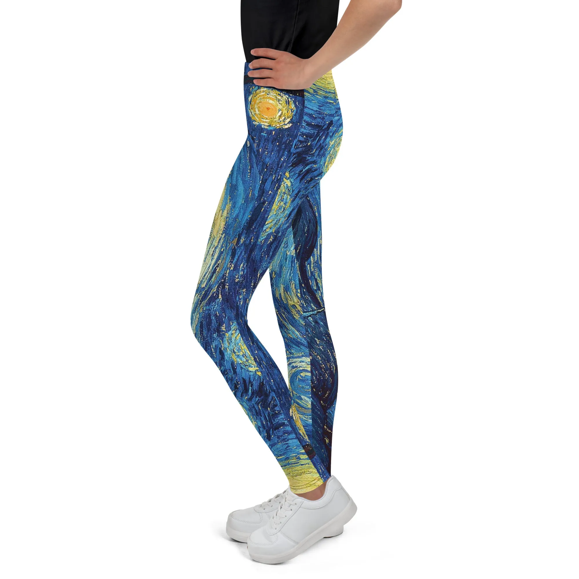 Van Gogh Inspired Starry Night Teen Leggings