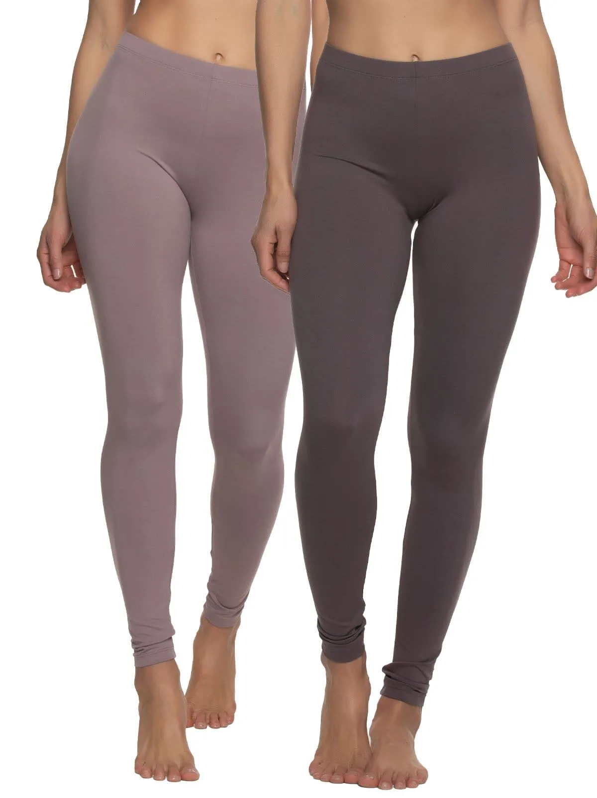 Velvety Soft Lightweight Leggings 2-Pack