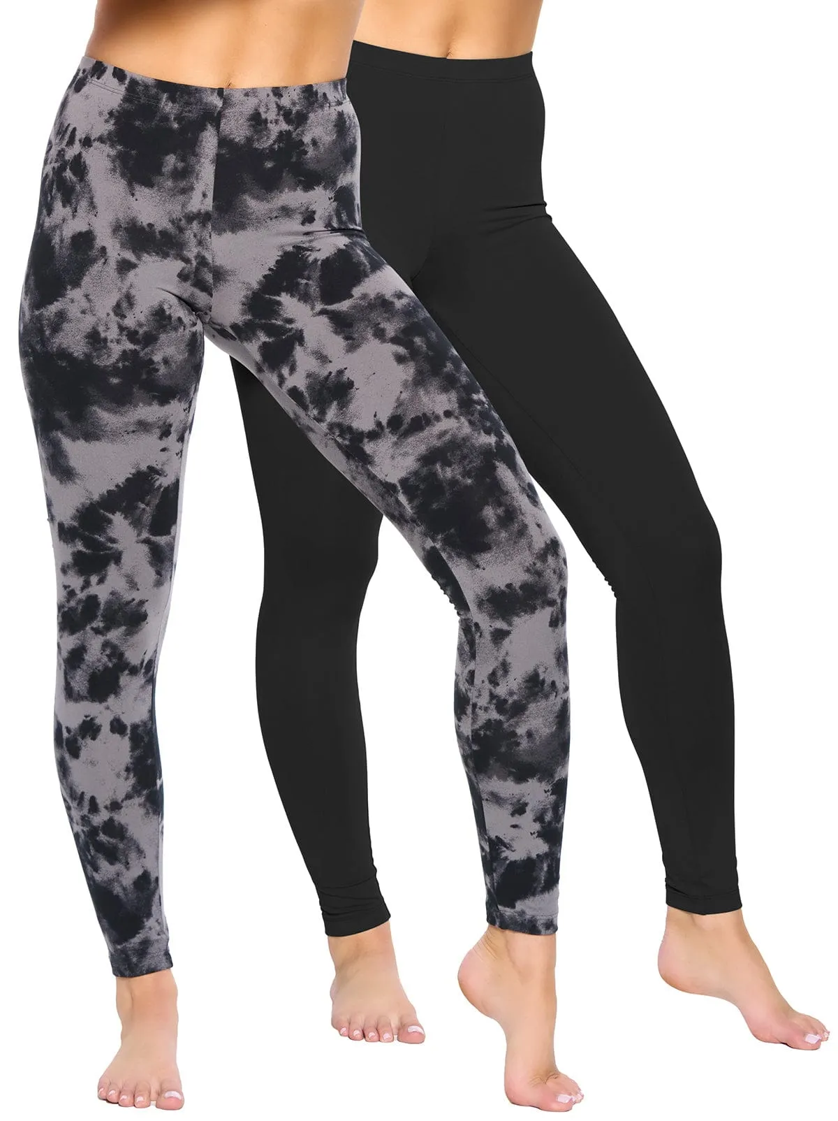 Velvety Soft Lightweight Leggings 2-Pack