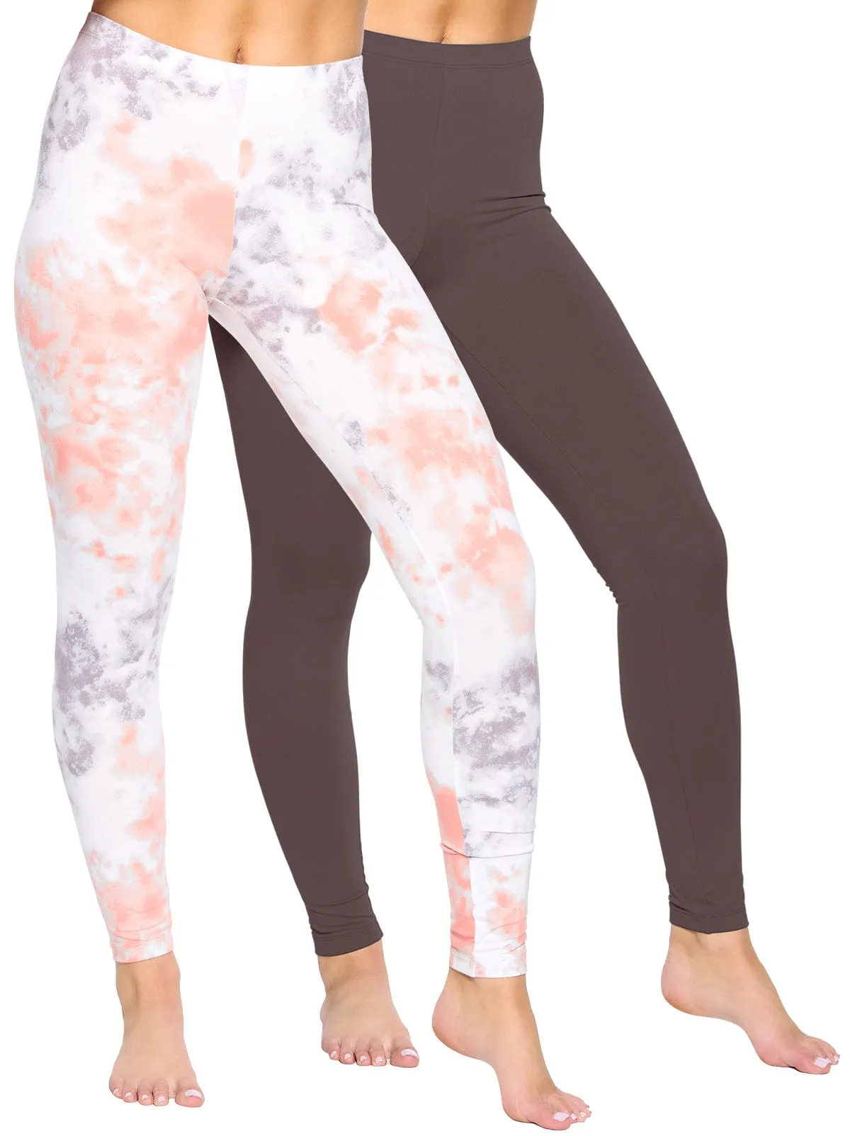 Velvety Soft Lightweight Leggings 2-Pack