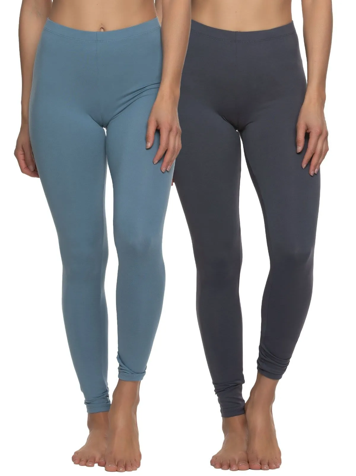 Velvety Soft Lightweight Leggings 2-Pack