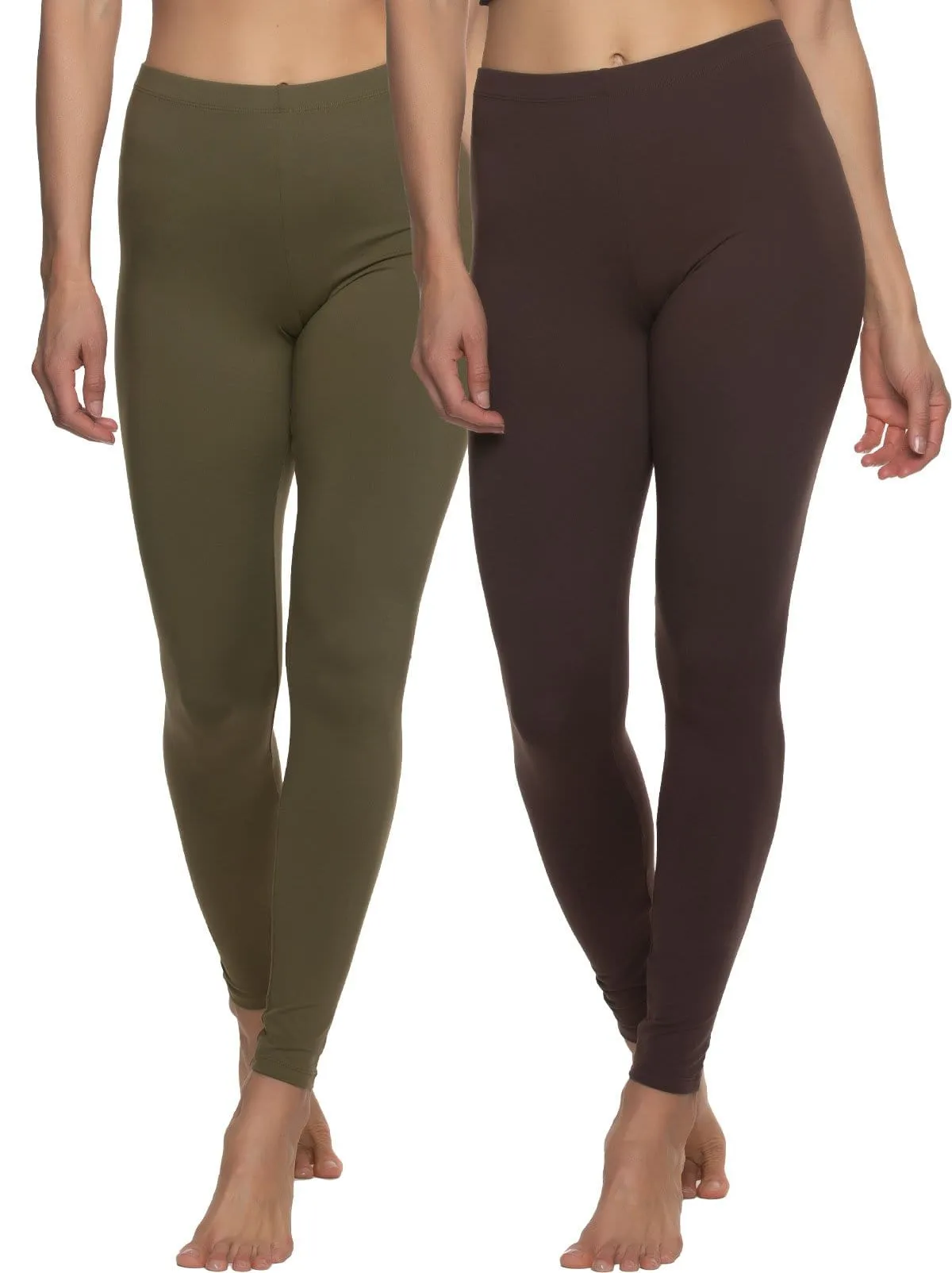 Velvety Soft Lightweight Leggings 2-Pack