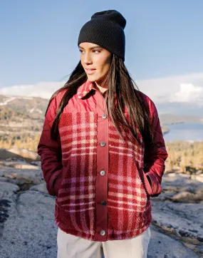 Vineyard Shacket: Brick Plaid