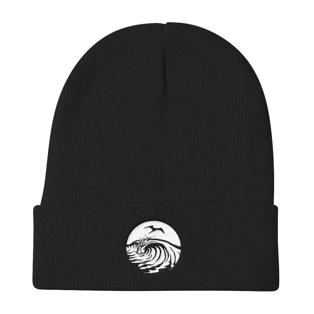 White Logo Beanie