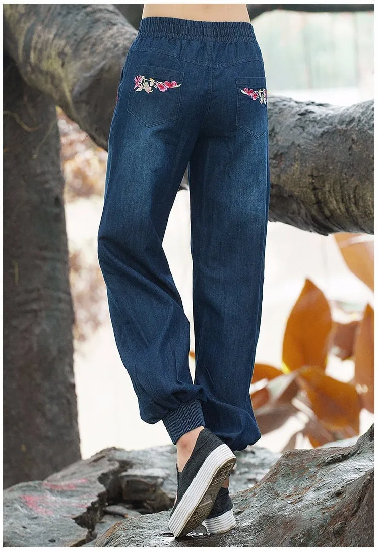 Women Autumn Spring Bohemian Pant