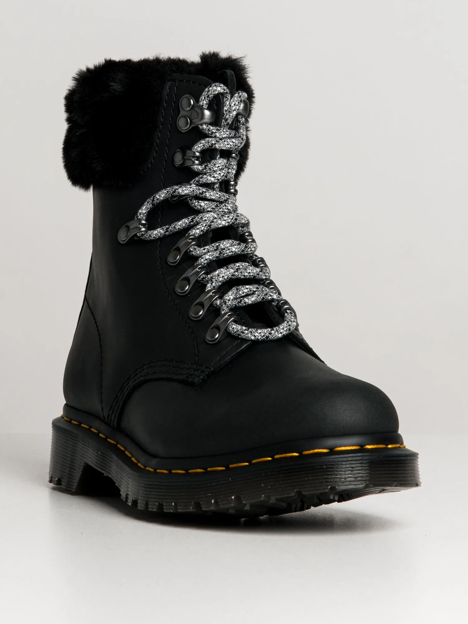 WOMENS DR MARTENS 1460 SERENA COLLAR STREETER BOOT - CLEARANCE