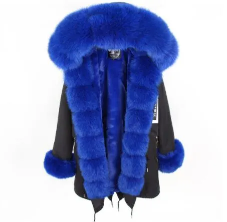 Women's Winter Long Thick Parka With Fox Fur