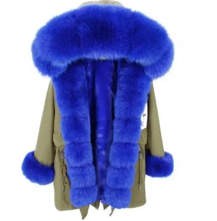 Women's Winter Long Thick Parka With Fox Fur